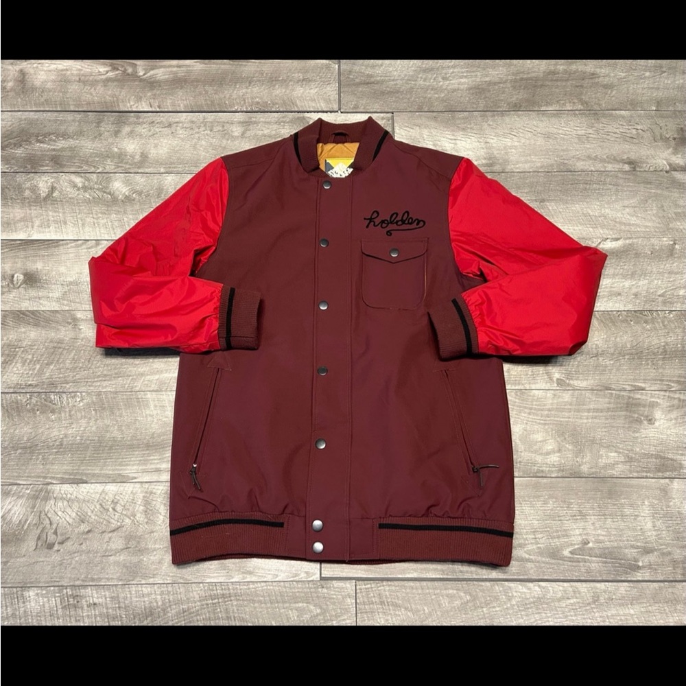 Holden Red Maroon Waterproof Membrane Puffer Puffy Mens Coat Jacket Size Medium